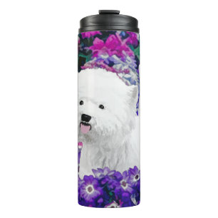 West Highland White Terrier Painting Dog Art Thermosbeker
