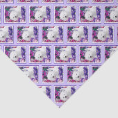 West Highland White Terrier Painting Dog Art Tissuepapier (Detail)