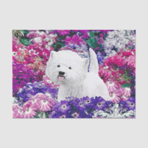 West Highland White Terrier Painting Dog Art Tissuepapier