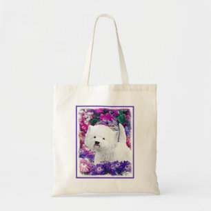 West Highland White Terrier Painting Dog Art Tote Bag