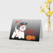 West Highland White Terrier Piraat Kaart (Gele Bloem)