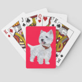 West Highland White Terrier Pokerkaarten (Achterkant)