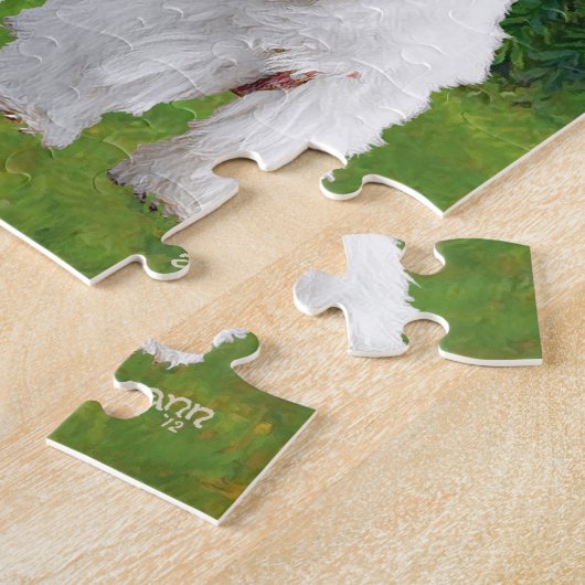 West Highland White Terrier-puzzel Legpuzzel (Zijkant)