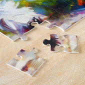 West Highland White Terrier Puzzel: Witte Westie Legpuzzel (Zijkant)