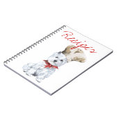 West Highland White Terrier Recipe Book Notitieboek (Linkerzijde)
