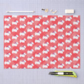 West Highland White Terrier Red Plaid Tissuepapier (Craft)
