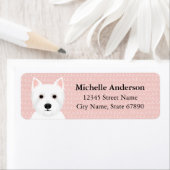 West Highland White Terrier Return Address Labels (Insitu)