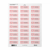 West Highland White Terrier Return Address Labels (Full Sheet)