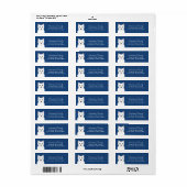 West Highland White Terrier Return Address Labels (Full Sheet)