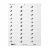 West Highland White Terrier Return Address Labels (Full Sheet)