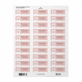 West Highland White Terrier Return Address Labels (Full Sheet)