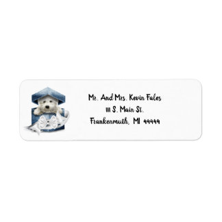 West Highland White Terrier Return Label