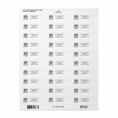 West Highland White Terrier Return Label (Full Sheet)