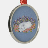 West Highland White Terrier-rust Metalen Ornament (Rechts)