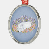 West Highland White Terrier-rust Metalen Ornament (Links)