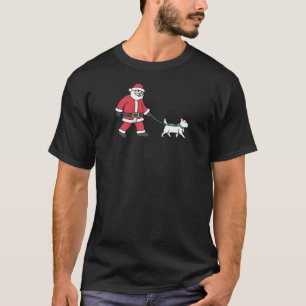 West Highland White Terrier Santa Claus Grappige H T-shirt