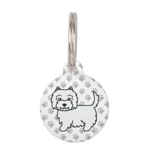 West Highland White Terrier Schattige Hond & Huisd Huisdierpenning