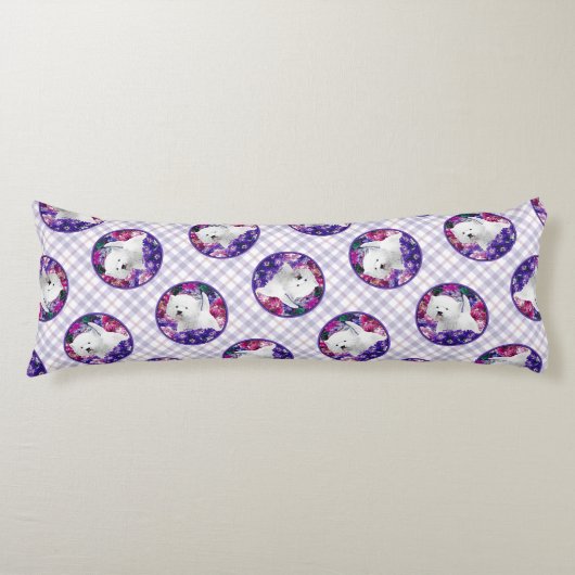 West Highland White Terrier schilderij Westie Dog Lichaamskussen (Voorkant)