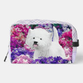 West Highland White Terrier schilderij Westie Dog Toilettasje (Achterkant)