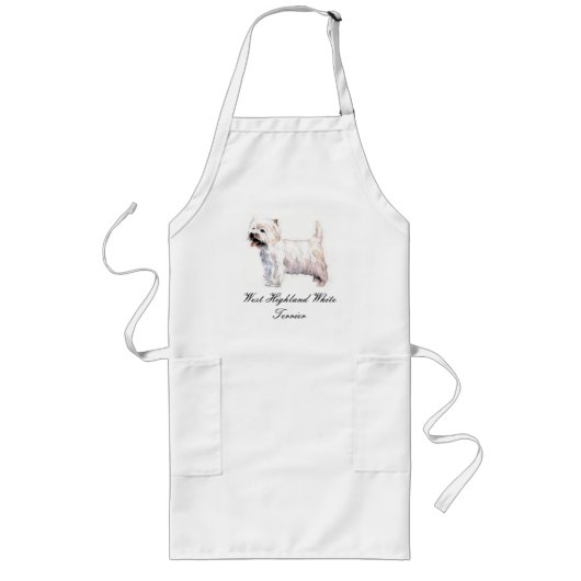 West Highland White Terrier Schort (Voorkant)