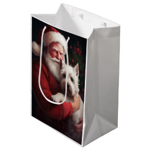 West Highland White Terrier Sinterklaas Kerstmis Medium Cadeauzakje