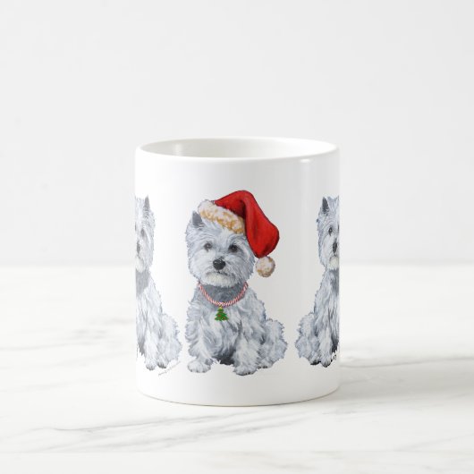 West Highland White Terrier Sinterklaas Koffiemok (Center)
