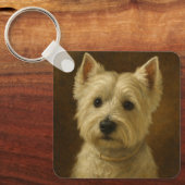 West Highland White Terrier Sleutelhanger (Voorkant)