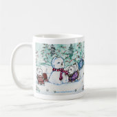 West Highland White Terrier Snowman Koffiemok (Links)