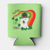 West Highland White Terrier St Patricks Day Blikjeskoeler (Voorkant)