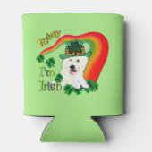 West Highland White Terrier St Patricks Day Blikjeskoeler (Achterkant)