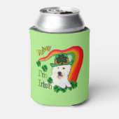West Highland White Terrier St Patricks Day Blikjeskoeler (Blikje Achterkant)