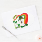 West Highland White Terrier St Pats Ovale Sticker (Envelop)