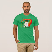 West Highland White Terrier St Pats T-shirt (Voorkant volledig)