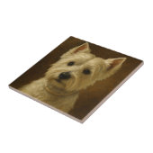 West Highland White Terrier Tegeltje (Zijkant)