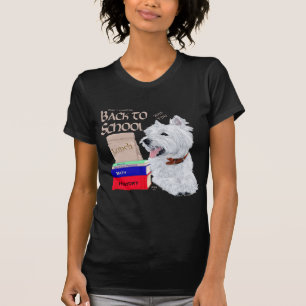 West Highland White Terrier Terug naar school T-shirt