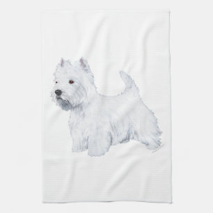 West Highland White Terrier Theedoek