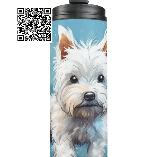 West Highland White Terrier Thermosbeker
