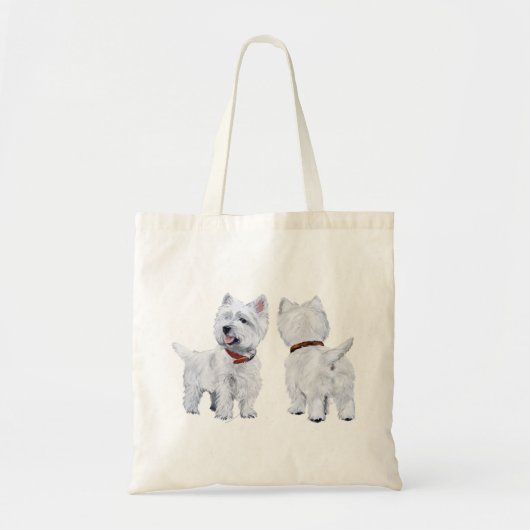 West Highland White Terrier Tote Bag (Voorkant)