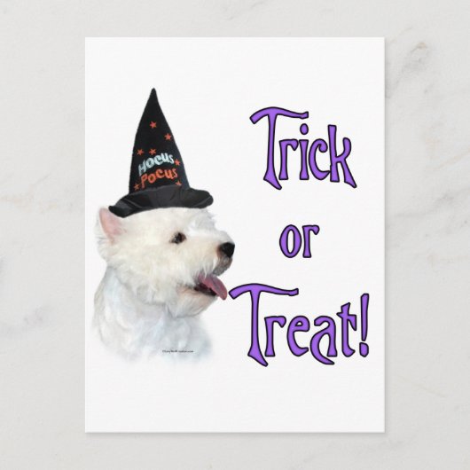 West Highland White Terrier truc Briefkaart (Voorkant)