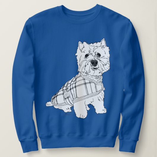 West Highland White Terrier Trui (Design voorkant)