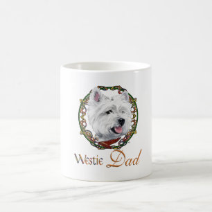 West Highland White Terrier Vader & Pups Koffiemok