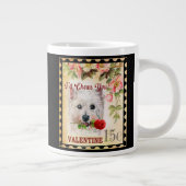 West Highland White Terrier  Valentijn Roos Grote Koffiekop (Rechts)