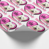 West Highland White Terrier Valentijnsdag Cadeaupapier (Hoek)