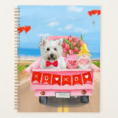 West Highland White Terrier Valentijnsdag Truck Planner (Voorkant)