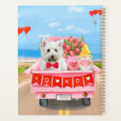 West Highland White Terrier Valentijnsdag Truck Planner (Achterkant)