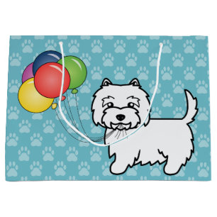 West Highland White Terrier Verjaardagsballonnen H Groot Cadeauzakje