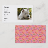 West Highland White Terrier Visitekaartje (Voorkant / Achterkant)