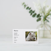 West Highland White Terrier Visitekaartje (Staand voorkant)