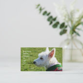 West Highland White Terrier visitekaartjes (Staand voorkant)