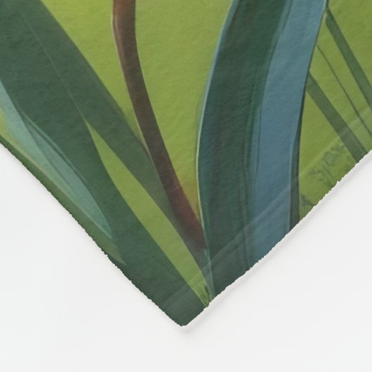 West Highland White Terriër Voorjaarsbloemen Fleece Deken (Hoek)